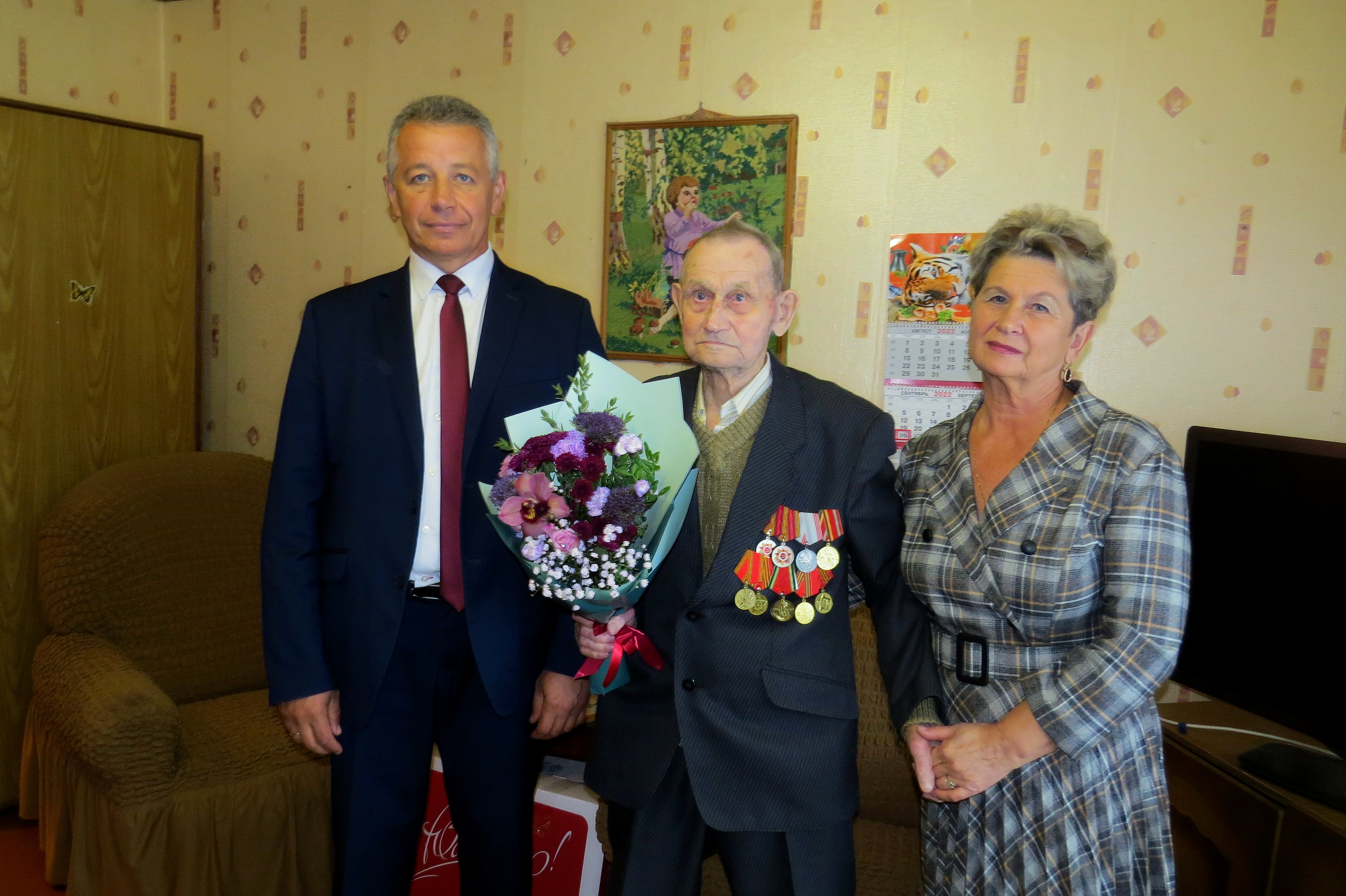 95-летний юбилей отметил участник Великой Отечественной войны Михаил Иванович Васин