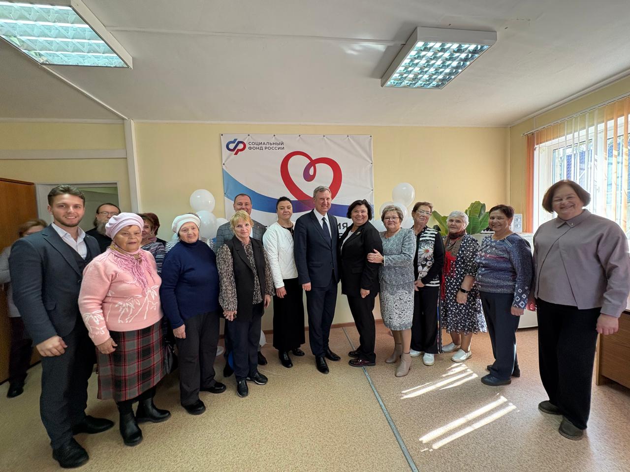 Отделение Социального фонда России по Калужской области открыло 12-й Центр общения старшего поколения.