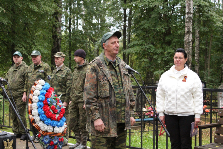 В деревне Покров состоялось  перезахоронение воинов, павших в годы Великой Отечественной войны.